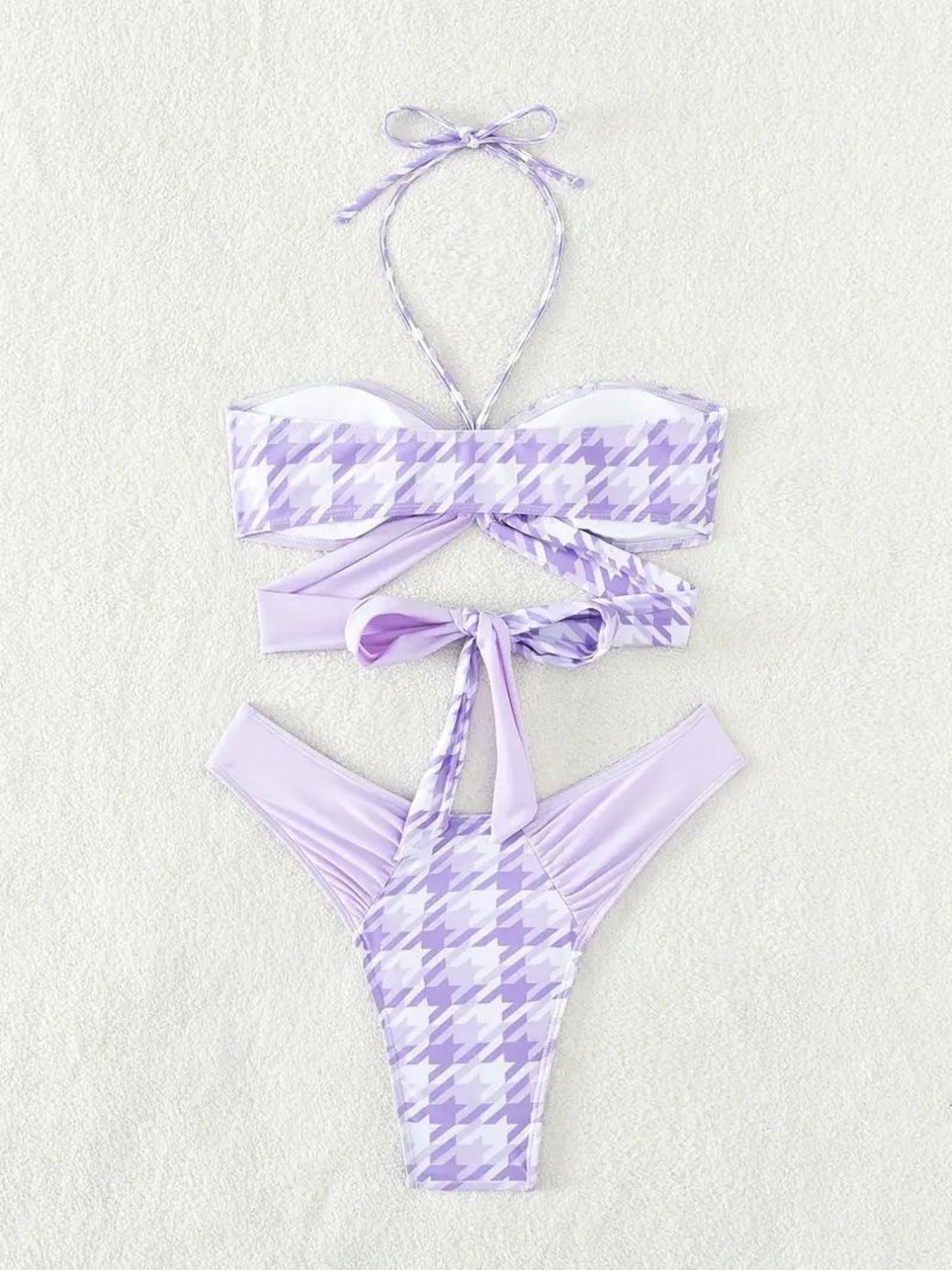 Lilac Mosaic Marvel Bikini Set