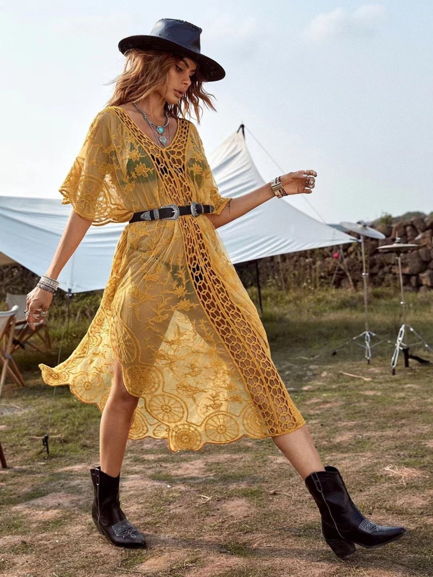 Yellow Serenity Long Dress