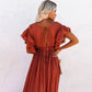 Rustic Elegance Sarong Dress