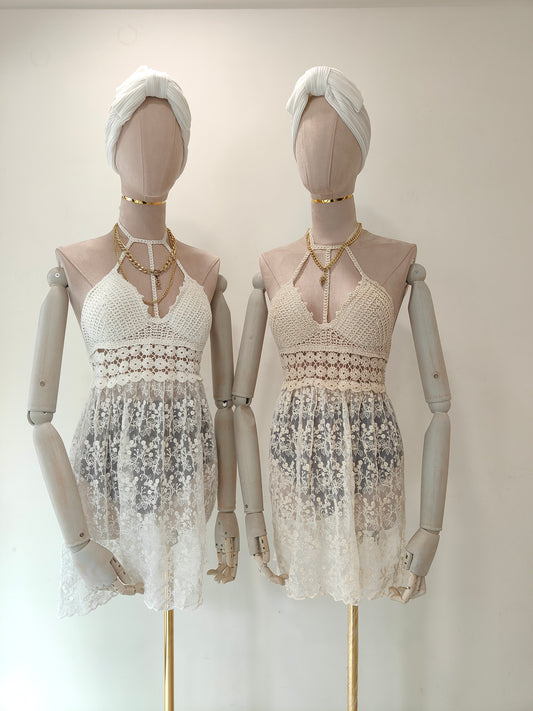 Sheer Sarong Dress