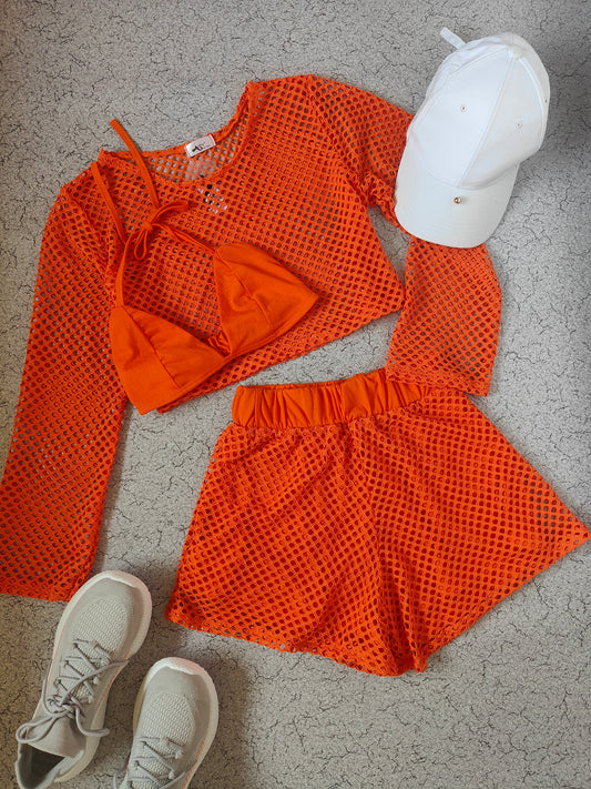 Orange Zest Top and Shorts