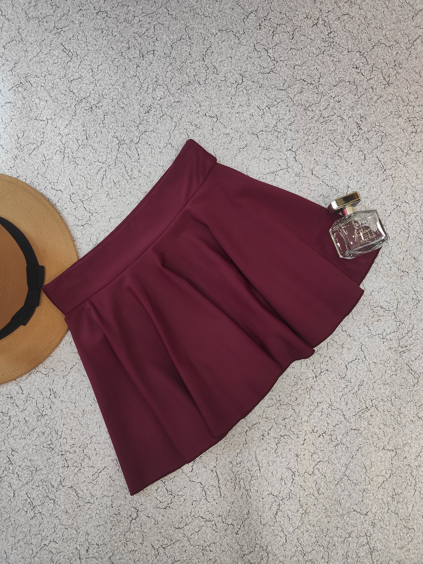 Maroon Marvel Skirt