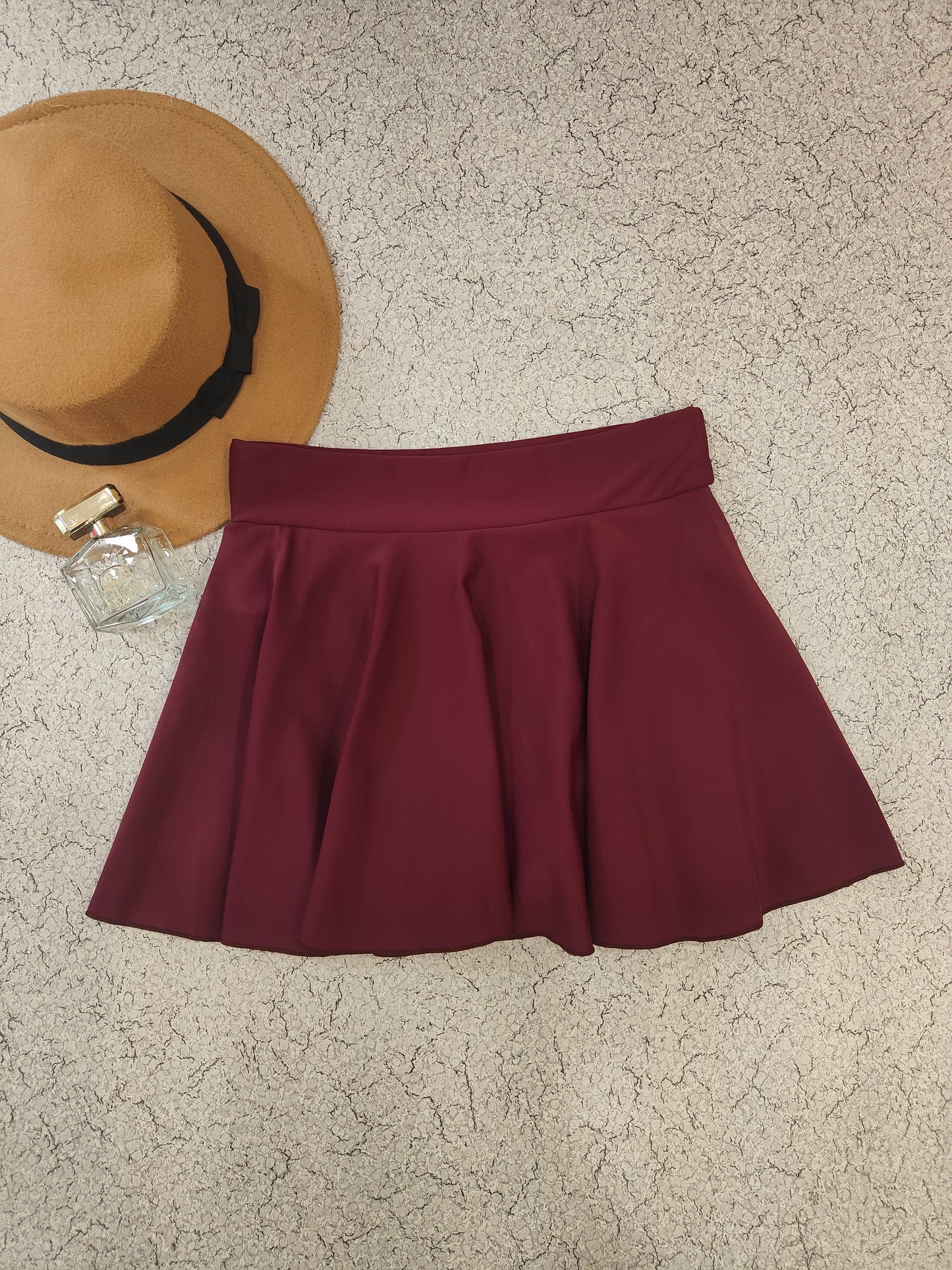 Maroon Marvel Skirt