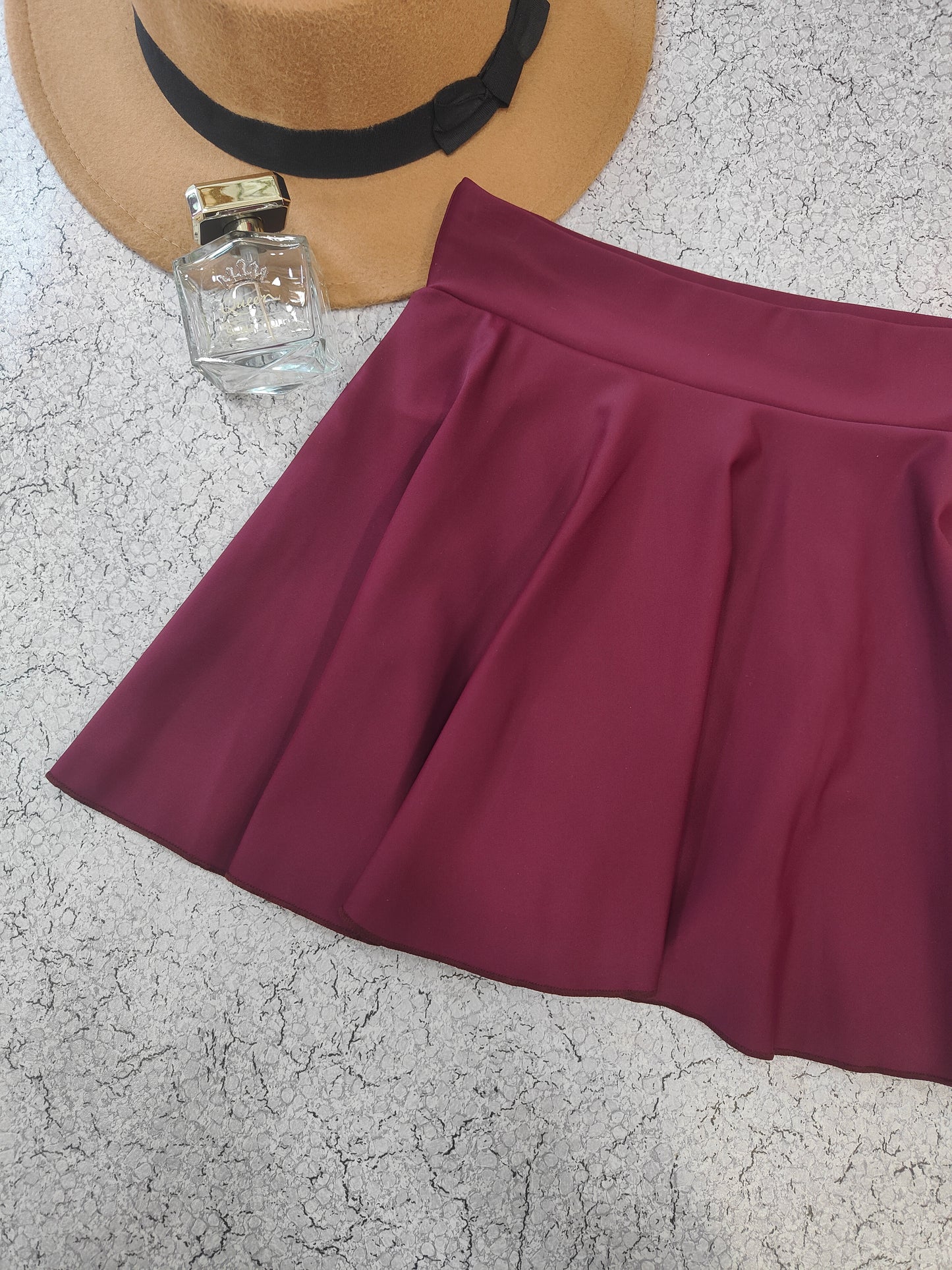 Maroon Marvel Skirt