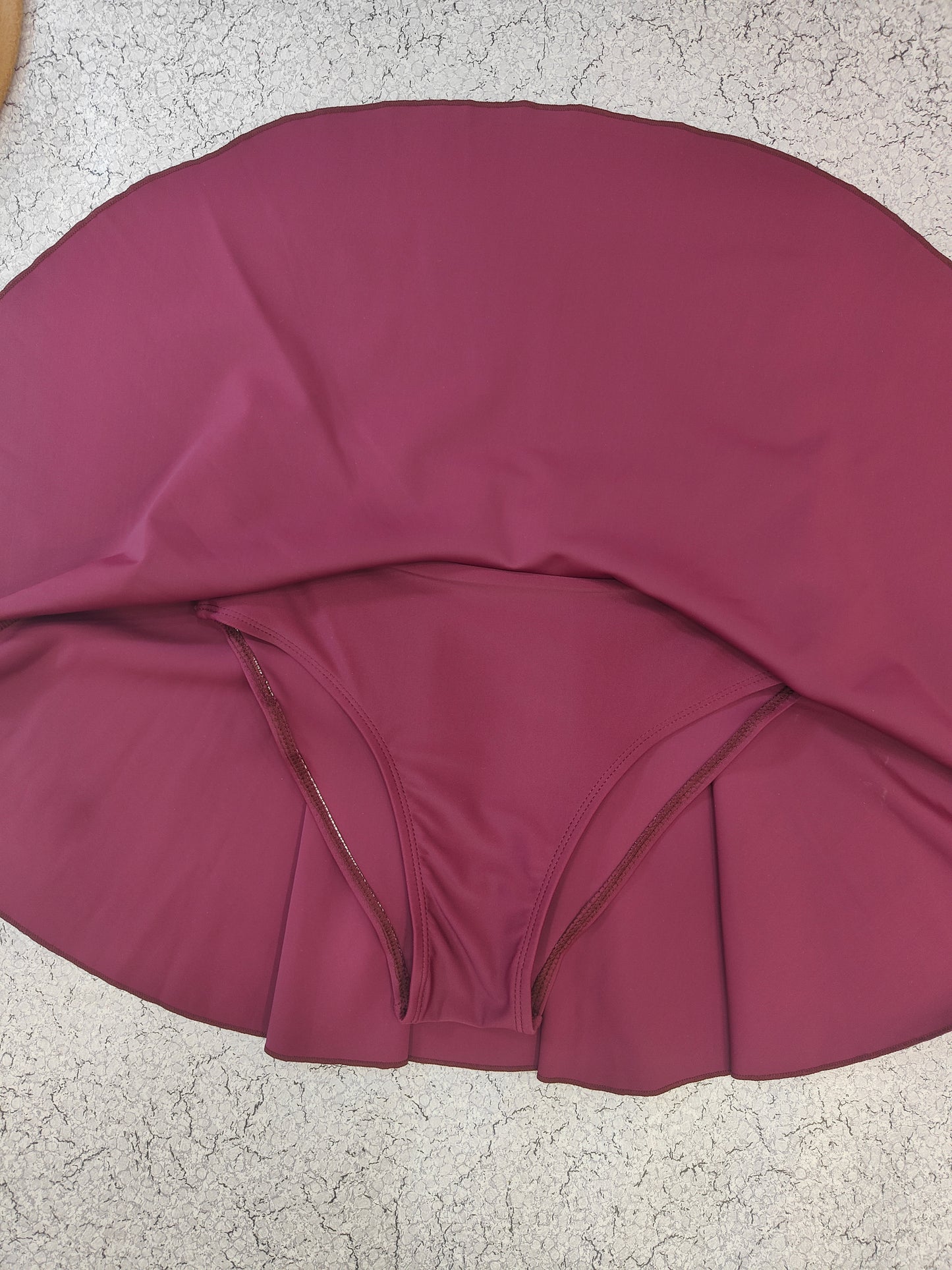 Maroon Marvel Skirt