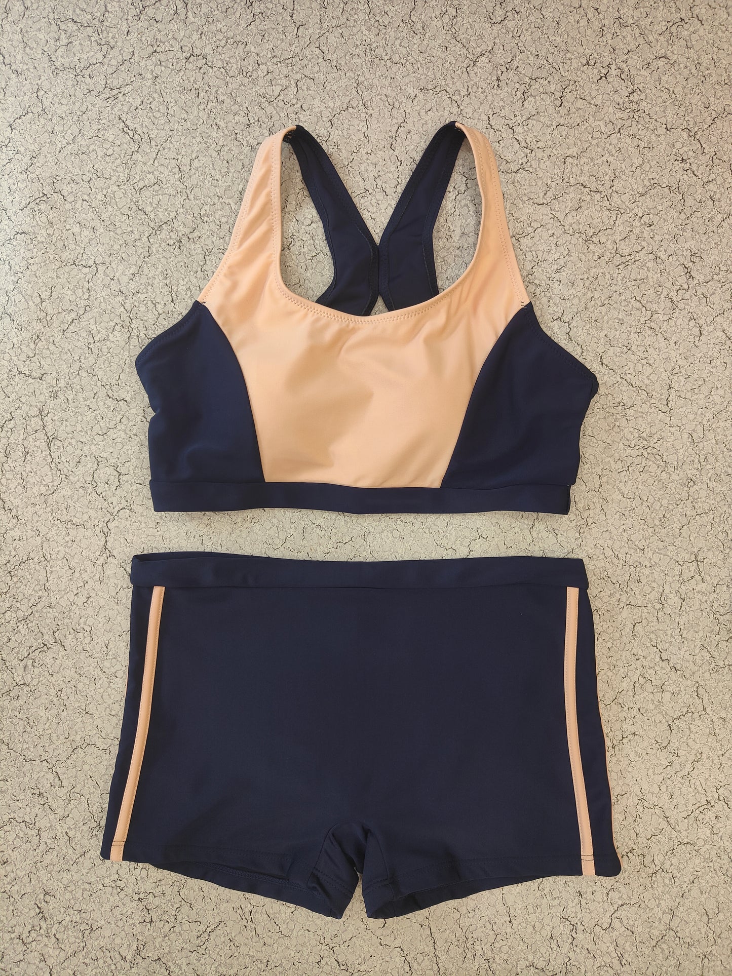 Peachy Blue Short Style Swimwear