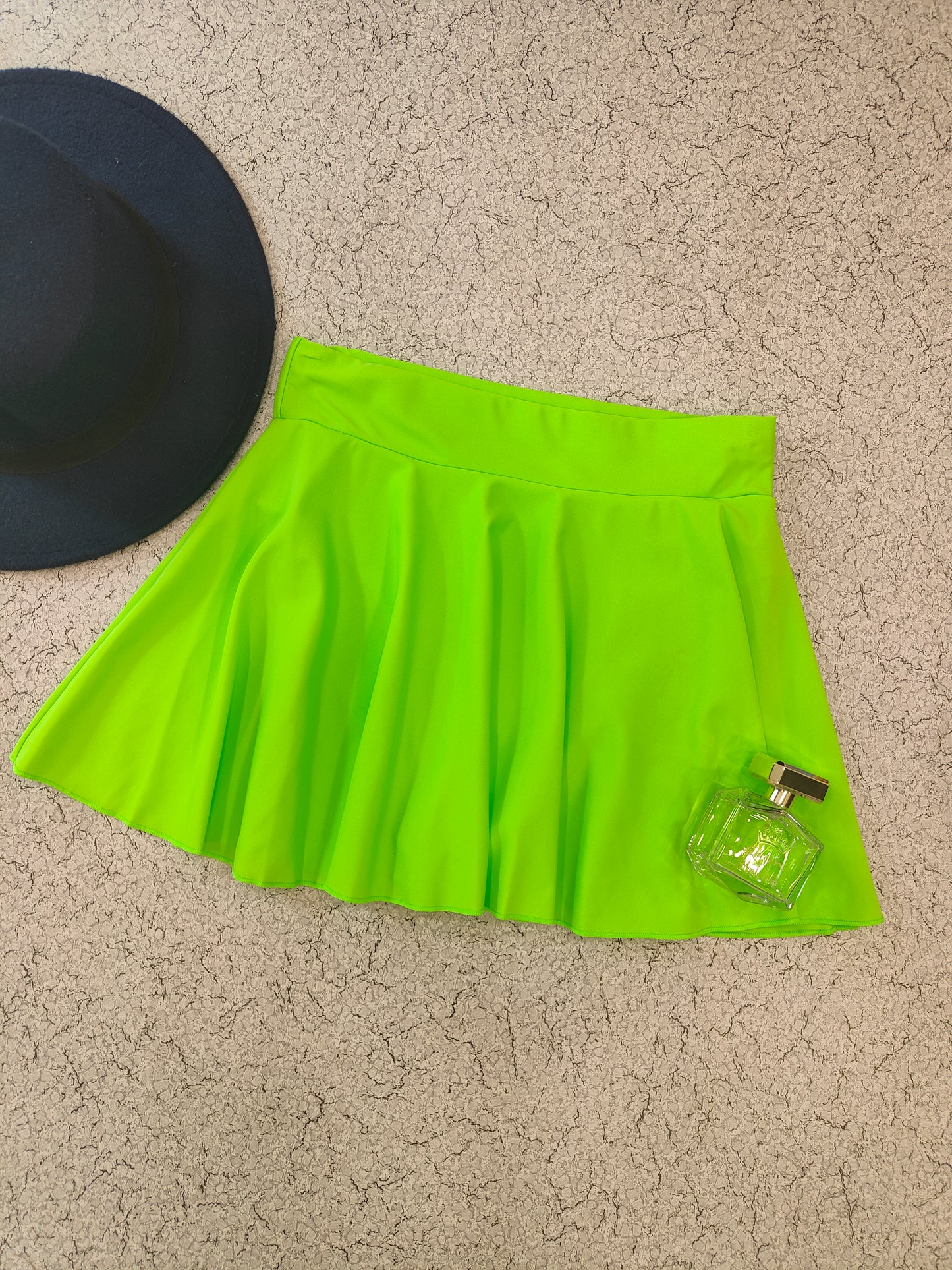 Neon Green Skirt