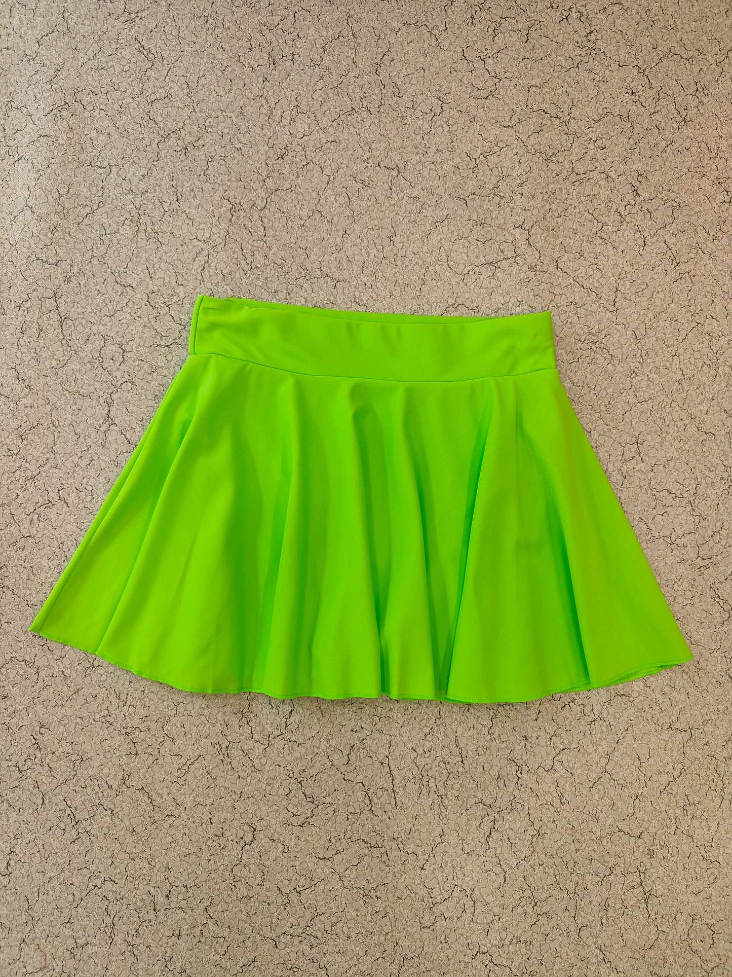 Neon Green Skirt