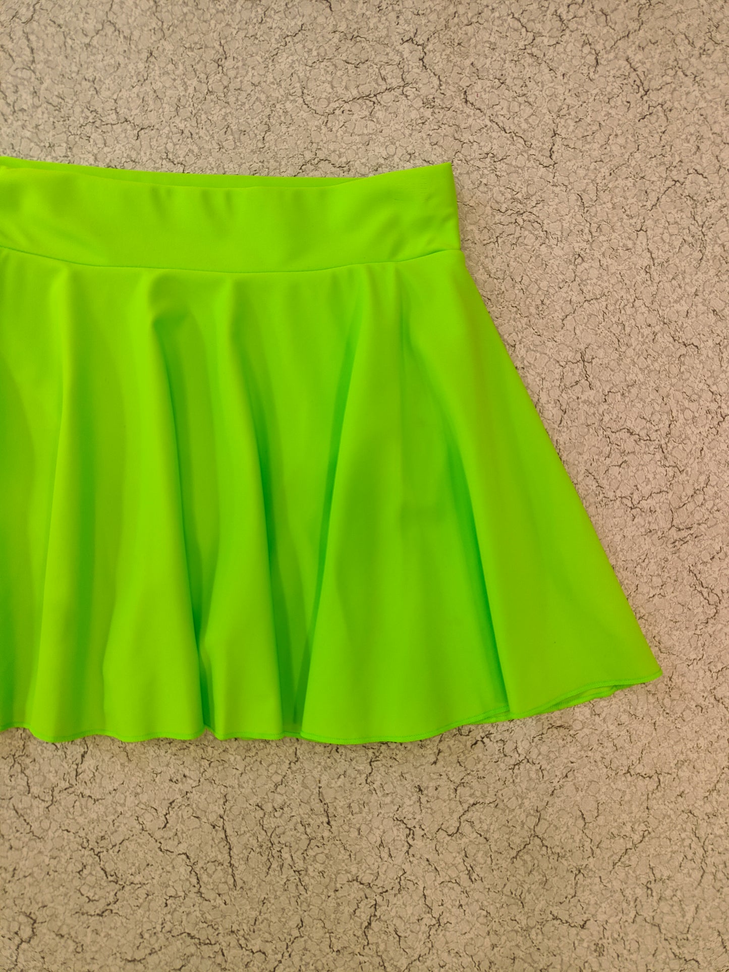 Neon Green Skirt