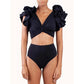 Butterfly Black Swimwear Set