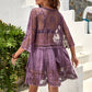 Purple Serenity Sarong Dress