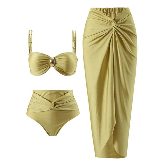 Citrine Yellow Swimwear Set