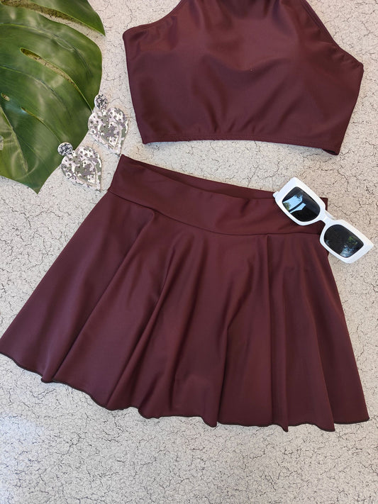 Stunning Wine Skirt
