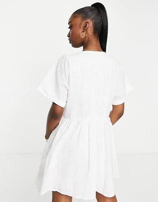 Classy White Mini Dress