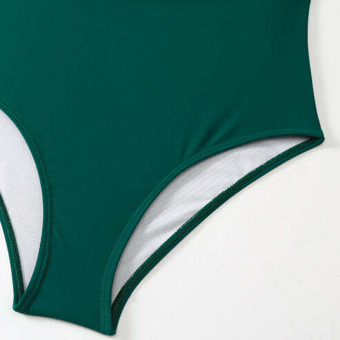 Green Bow Monokini Swimsuit