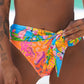 Vibrant Oceanic Ruffled Bikini Set