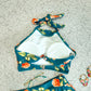 Floral Teal Swimwear