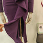 Frilled Purple Dress