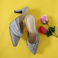 Formal Grey Heels - Addery.co.in