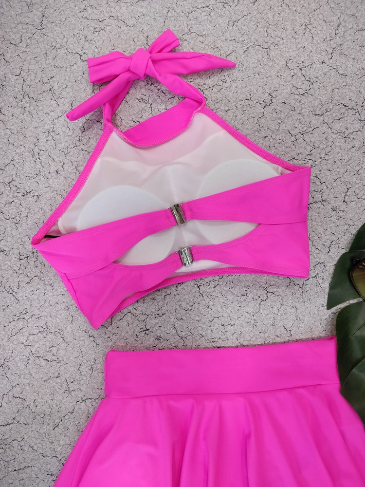 Neon Pink Swimwear