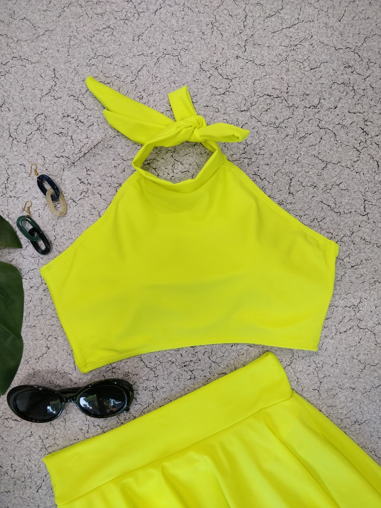 Neon Yellow Swimwear