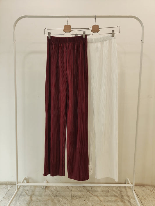 Pleated Parallel Pants